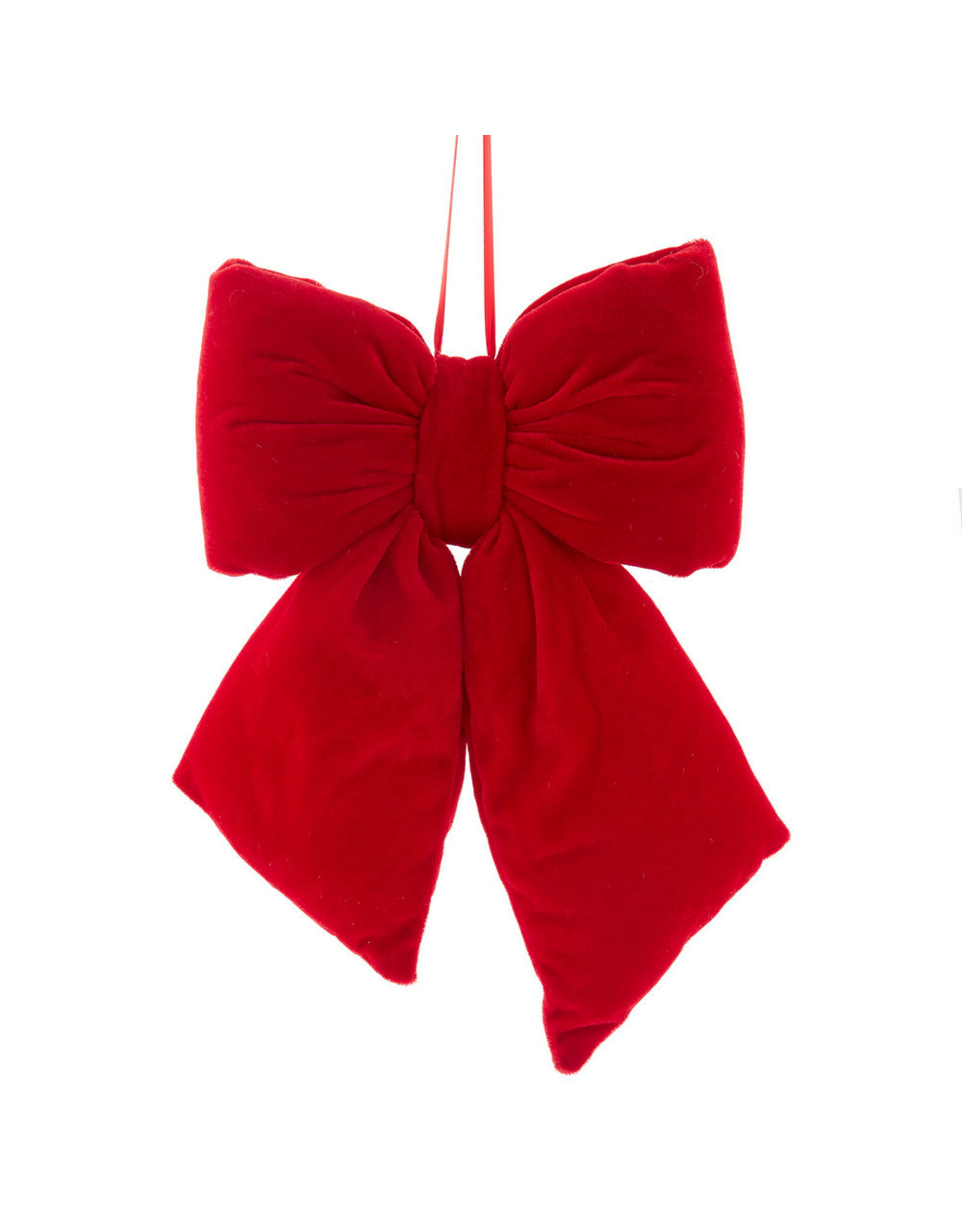Kurt Adler Red Bow With Hanger 12x8x3 Inch