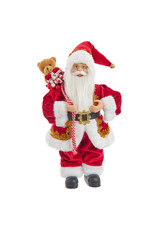 Kurt Adler Standing Sana With Sack & Belt 12 Inch