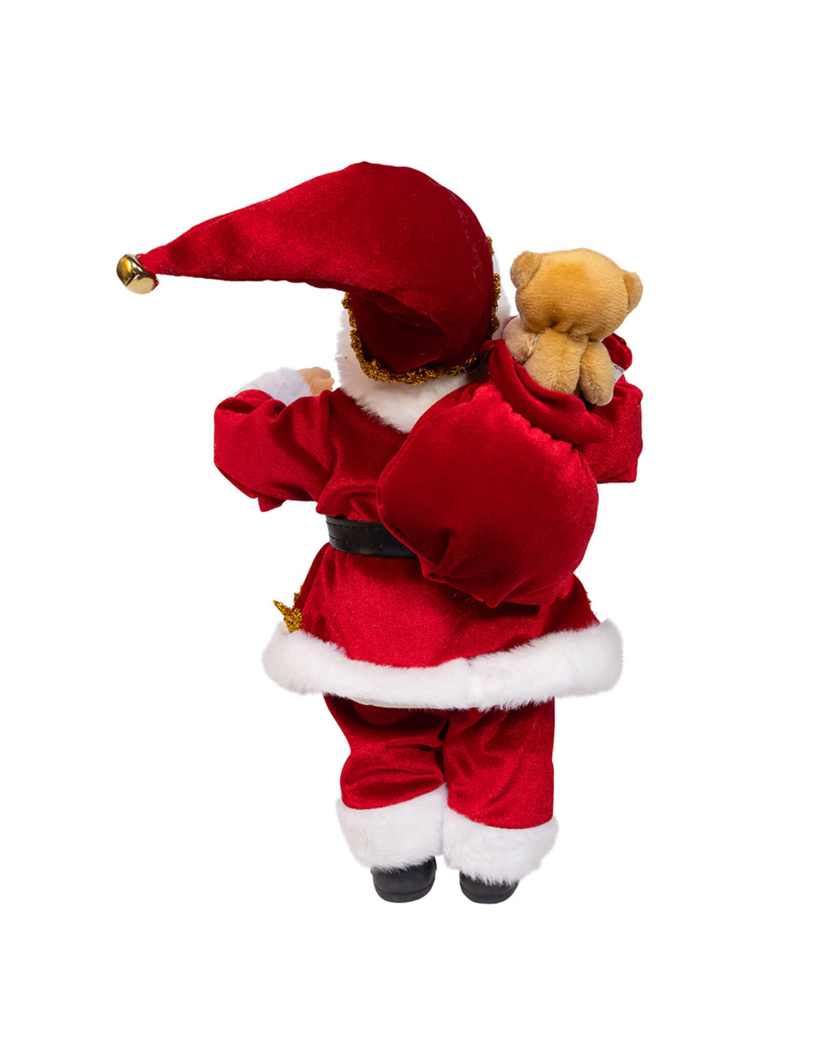 Kurt Adler Standing Sana With Sack & Belt 12 Inch