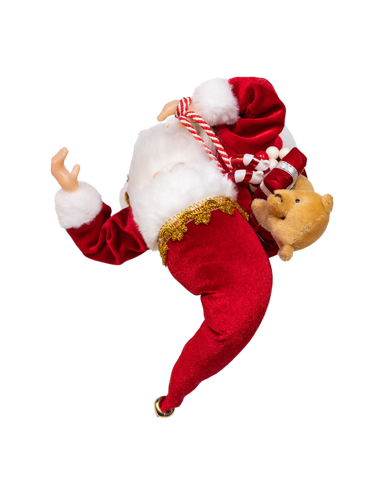 Kurt Adler Standing Sana With Sack & Belt 12 Inch