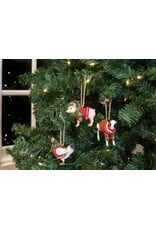 Kurt Adler Farm Animals Wearing Sweaters Ornaments 3 Assorted