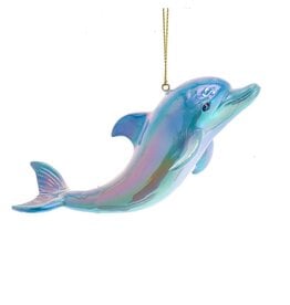 Kurt Adler Dolphin Electroplated Ornament