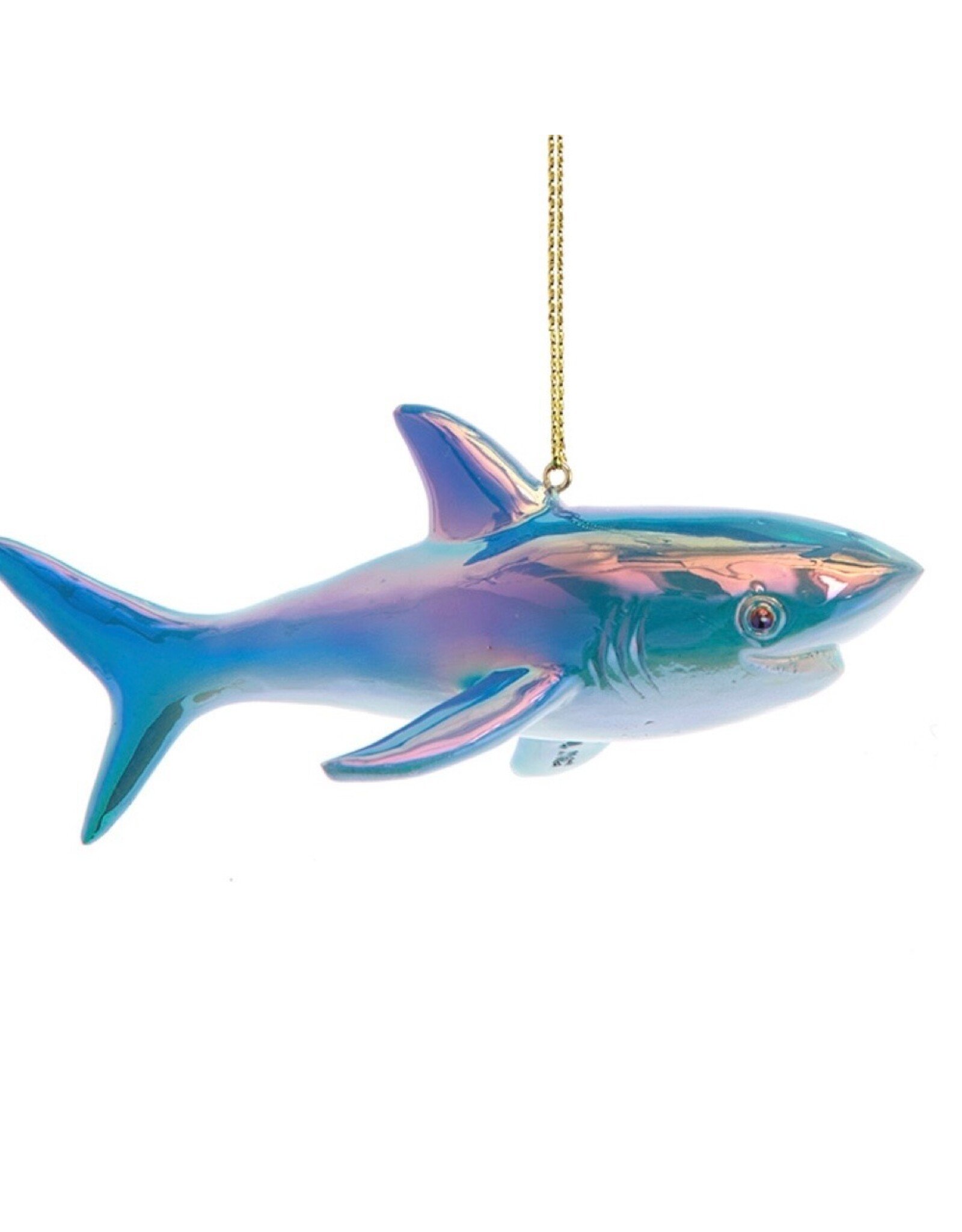 Kurt Adler Shark Electroplated Ornament