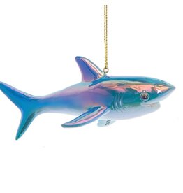 Kurt Adler Shark Electroplated Ornament