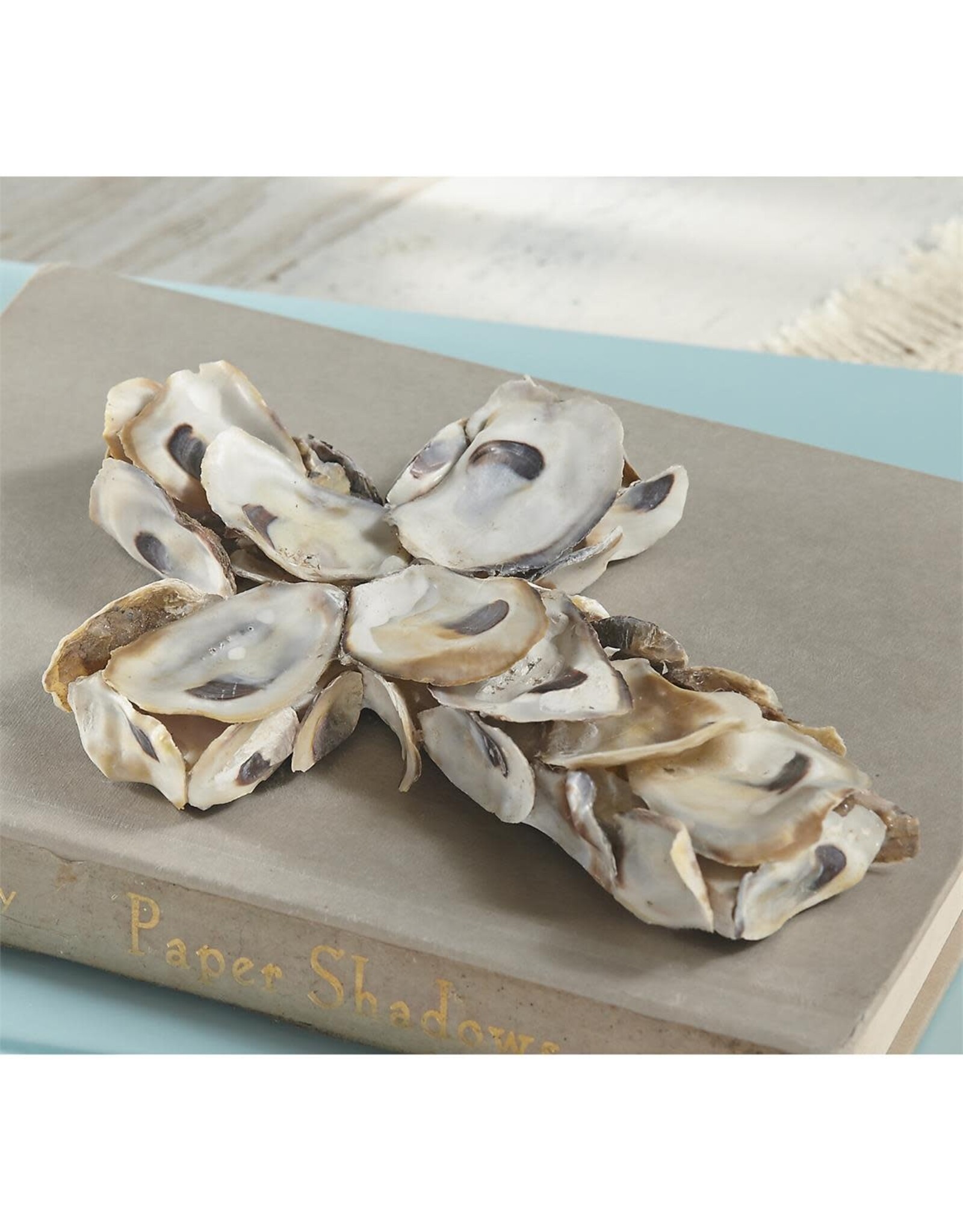 Mud Pie Oyster Cross 6x4 Inch
