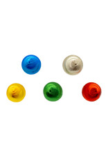 Kurt Adler Multicolor Silk Ball Ornaments 1.18 Inch 25pc