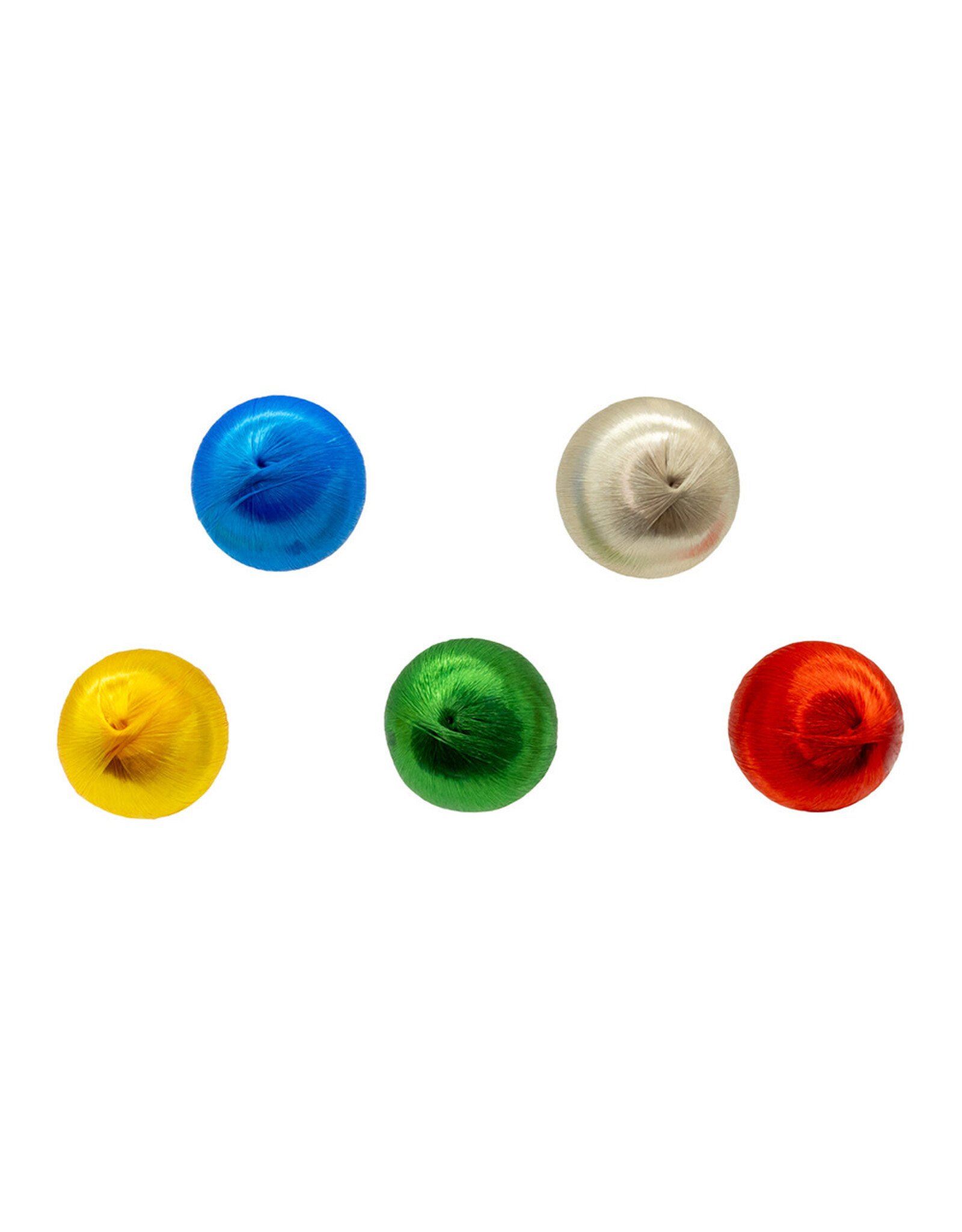 Kurt Adler Multicolor Silk Ball Ornaments 1.18 Inch 25pc