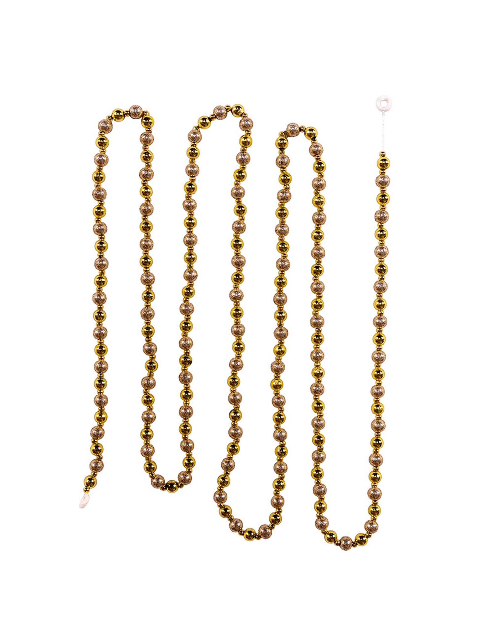 Kurt Adler Miniature Round Bead Garlands 6FT 3 Assorted