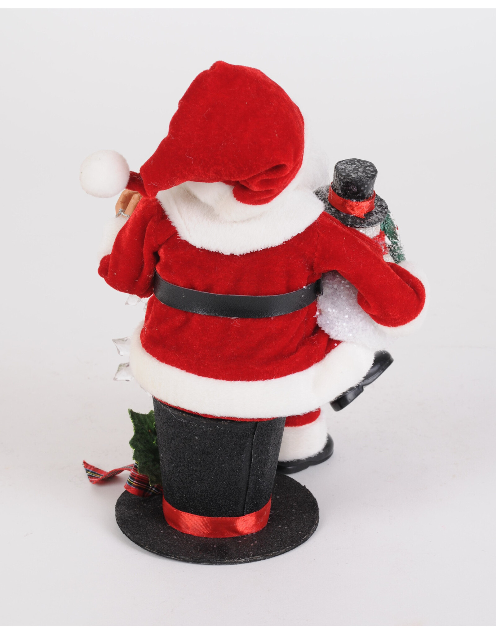 Karen Didion Top Hat Santa Christmas Decor