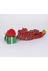 Karen Didion Lying Wine Midnite Snack Santa Christmas Decor