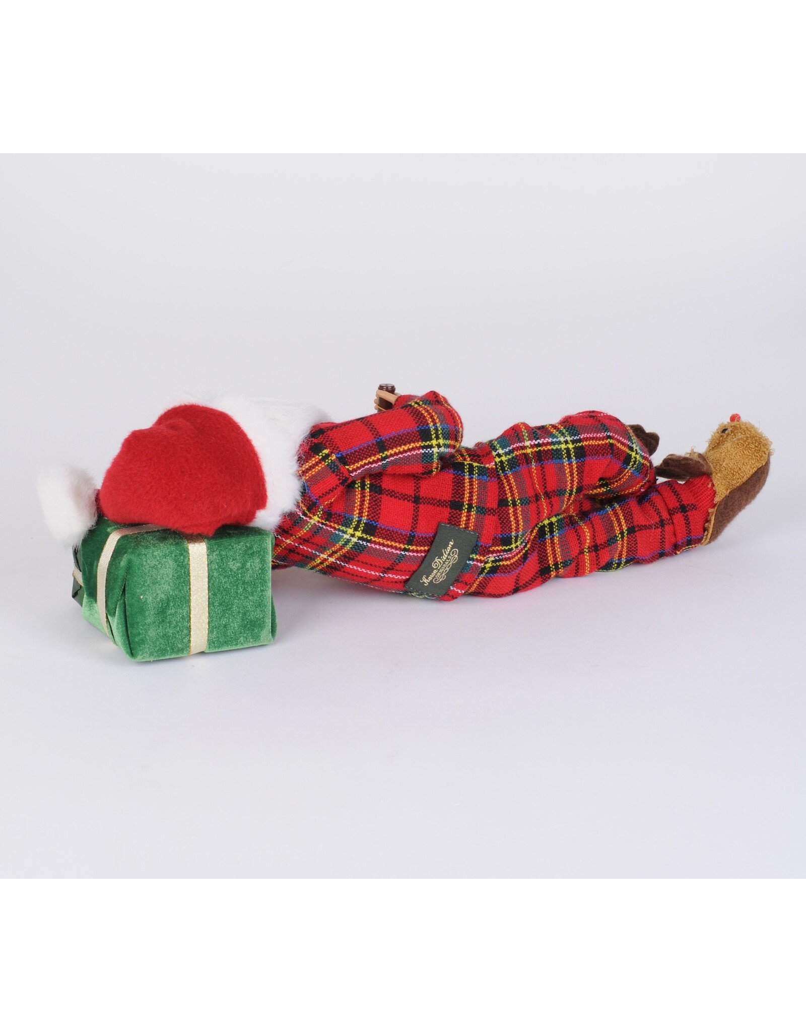 Karen Didion Lying Wine Midnite Snack Santa Christmas Decor