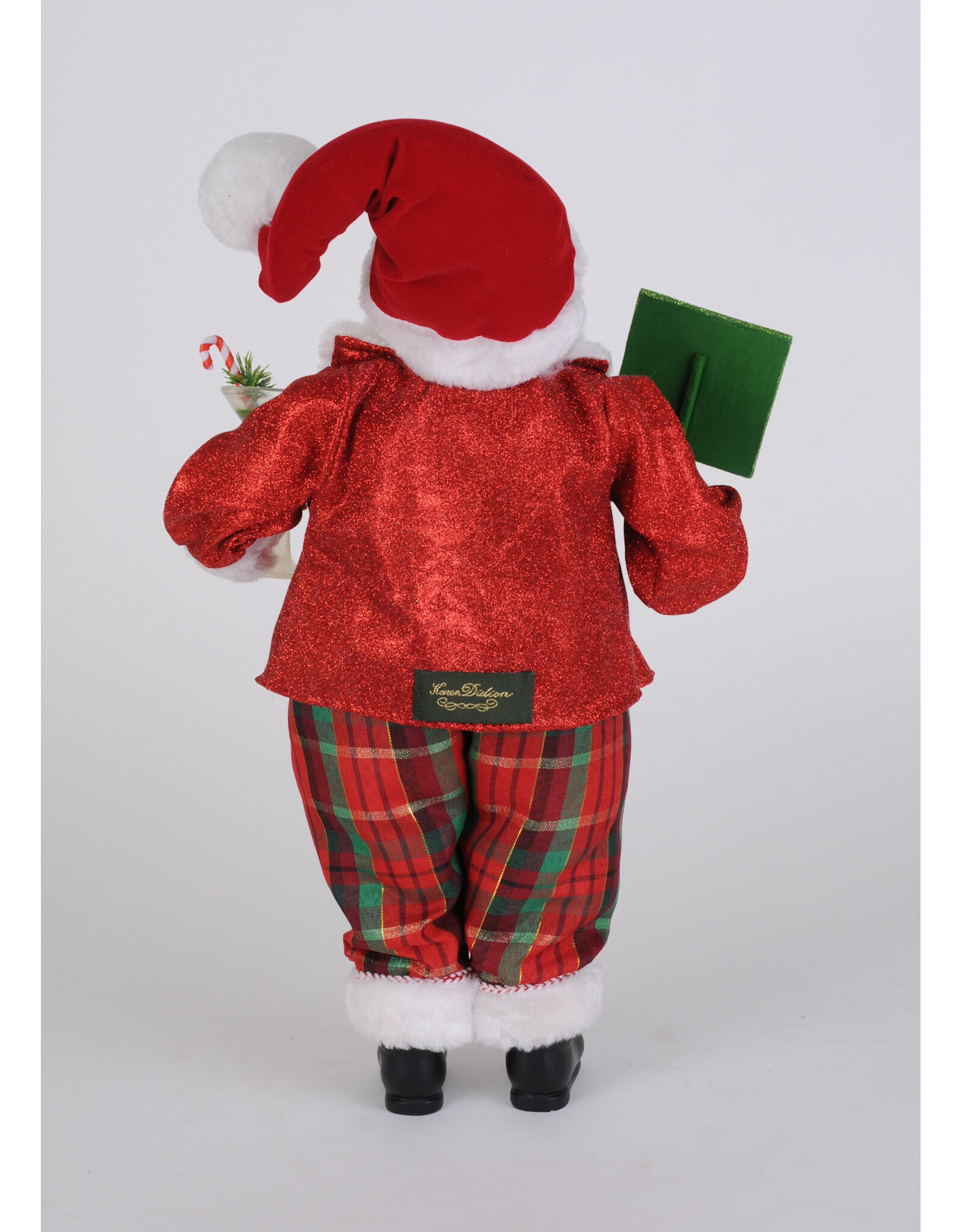 Karen Didion Christmas Cocktails Santa Figure 19 Inches