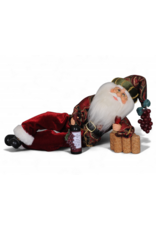 Karen Didion Wine Time Santa Christmas Decor