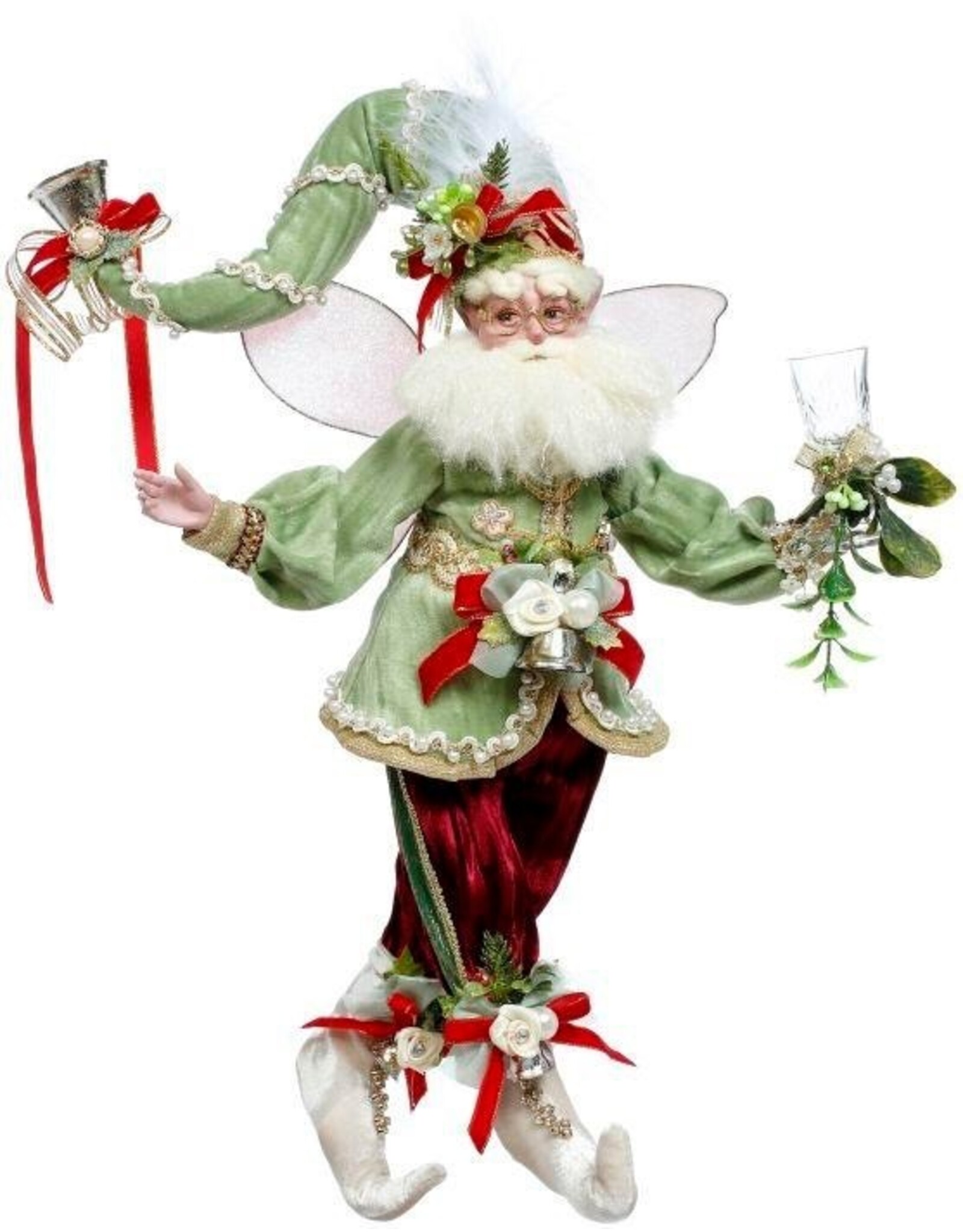 Mark Roberts Fairies Christmas Mistletoe Fairy MD 16 Inch