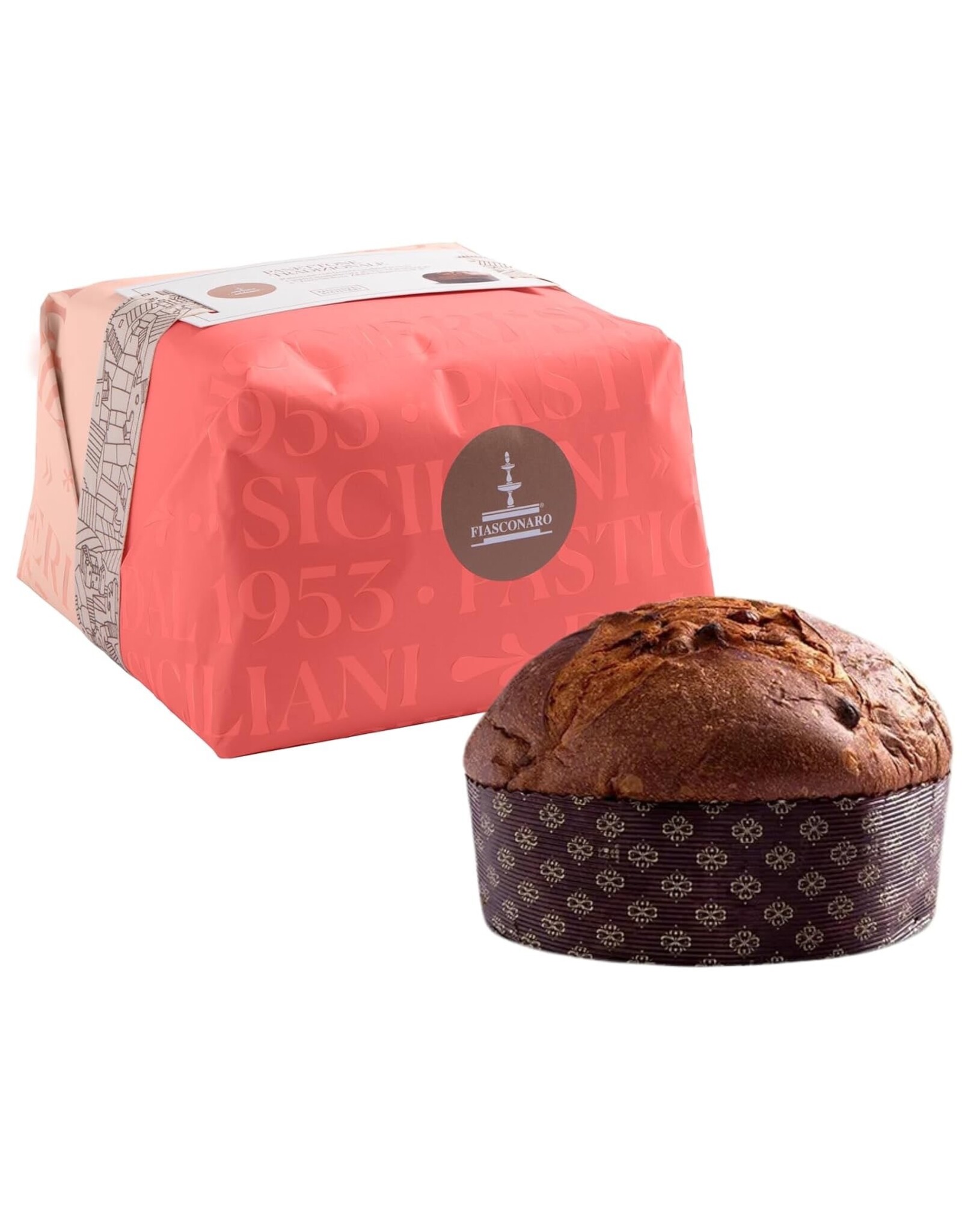 FIASCONARO Panettone Italian Holiday Bread Cake 1KG Traditional