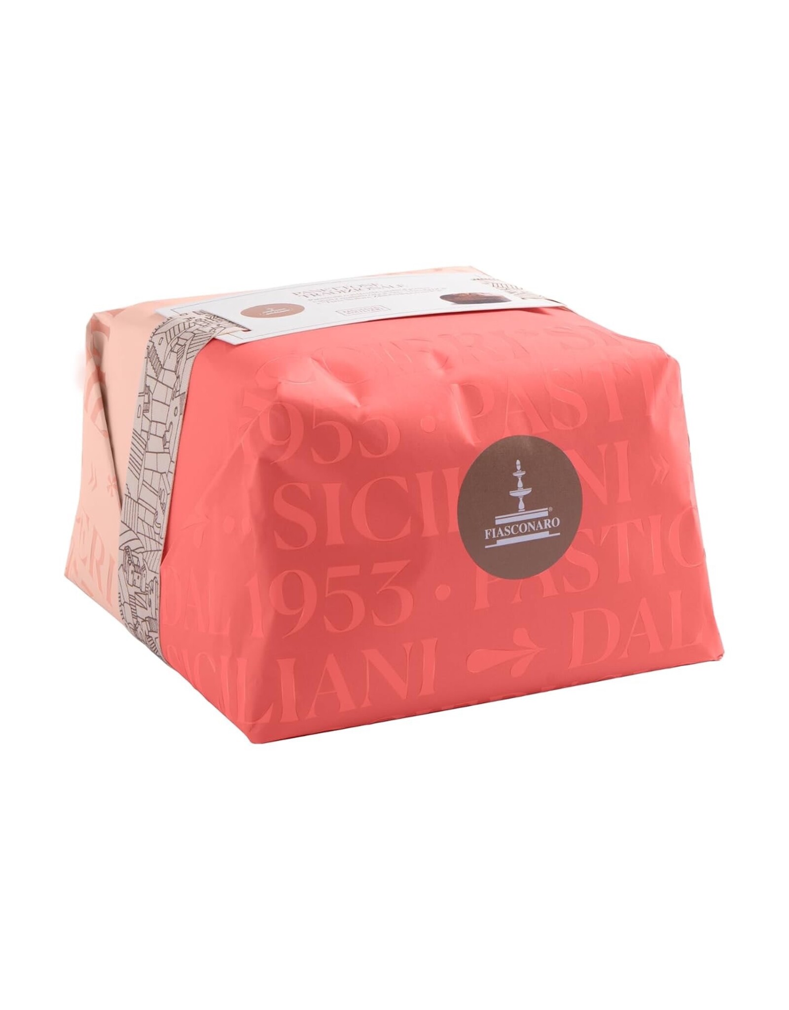 FIASCONARO Panettone Italian Holiday Bread Cake 1KG Traditional