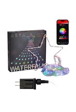 Seasonal Vivvi App-Based Multi-Color LED Outdoor Waterfall Lights 11FT