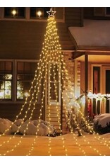 Seasonal Vivvi App-Based Multi-Color LED Outdoor Waterfall Lights 11FT