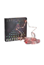 Seasonal Vivvi App-Based Multi-Color LED Outdoor Waterfall Lights 11FT