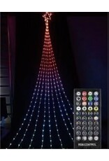 Seasonal Vivvi App-Based Multi-Color LED Outdoor Waterfall Lights 11FT