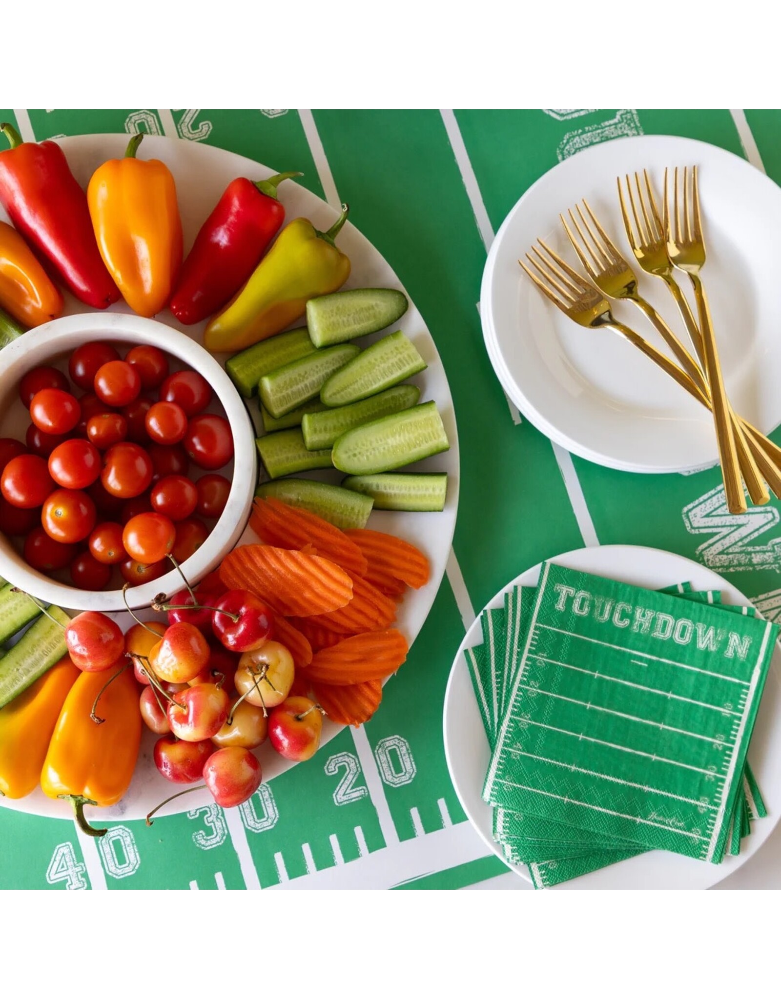 Hester & Cook Hester & Cook Paper Cocktail Napkins 20pk Touchdown Football Game Day.