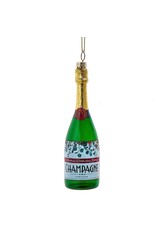 Kurt Adler Glass Champagne Bottle Ornament
