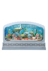 Kurt Adler Snow Globe Water Lanterns LED Marine Scene B/O
