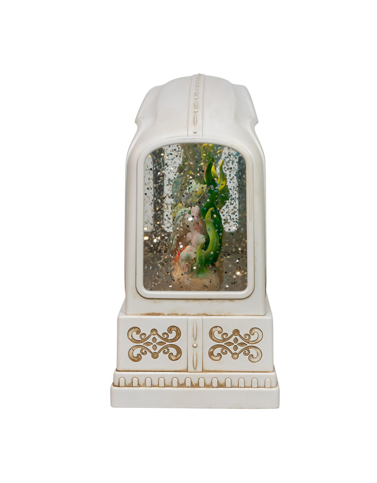 Kurt Adler Snow Globe Water Lanterns LED Marine Scene B/O