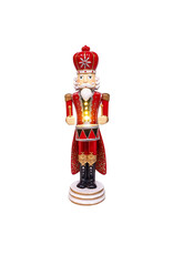 Kurt Adler Battery-Operated Lighted King Nutcracker Table Piece 12in