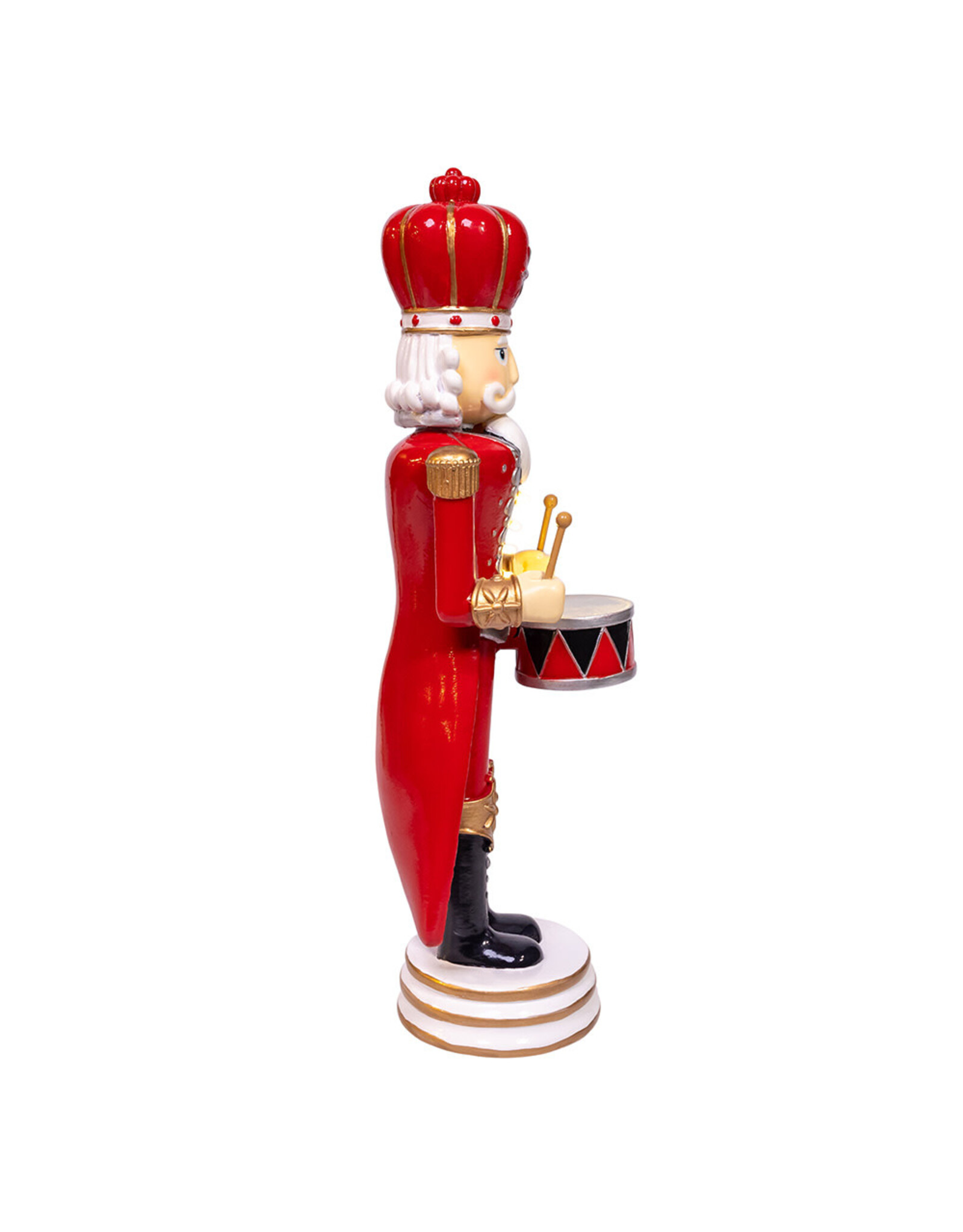 Kurt Adler Battery-Operated Lighted King Nutcracker Table Piece 12in