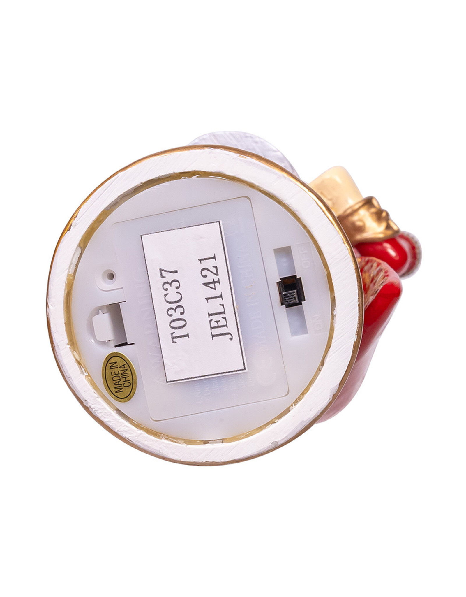 Kurt Adler Battery-Operated Lighted King Nutcracker Table Piece 12in