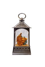 Kurt Adler Snow Globe Water Lanterns LED Nativity Scene B/O