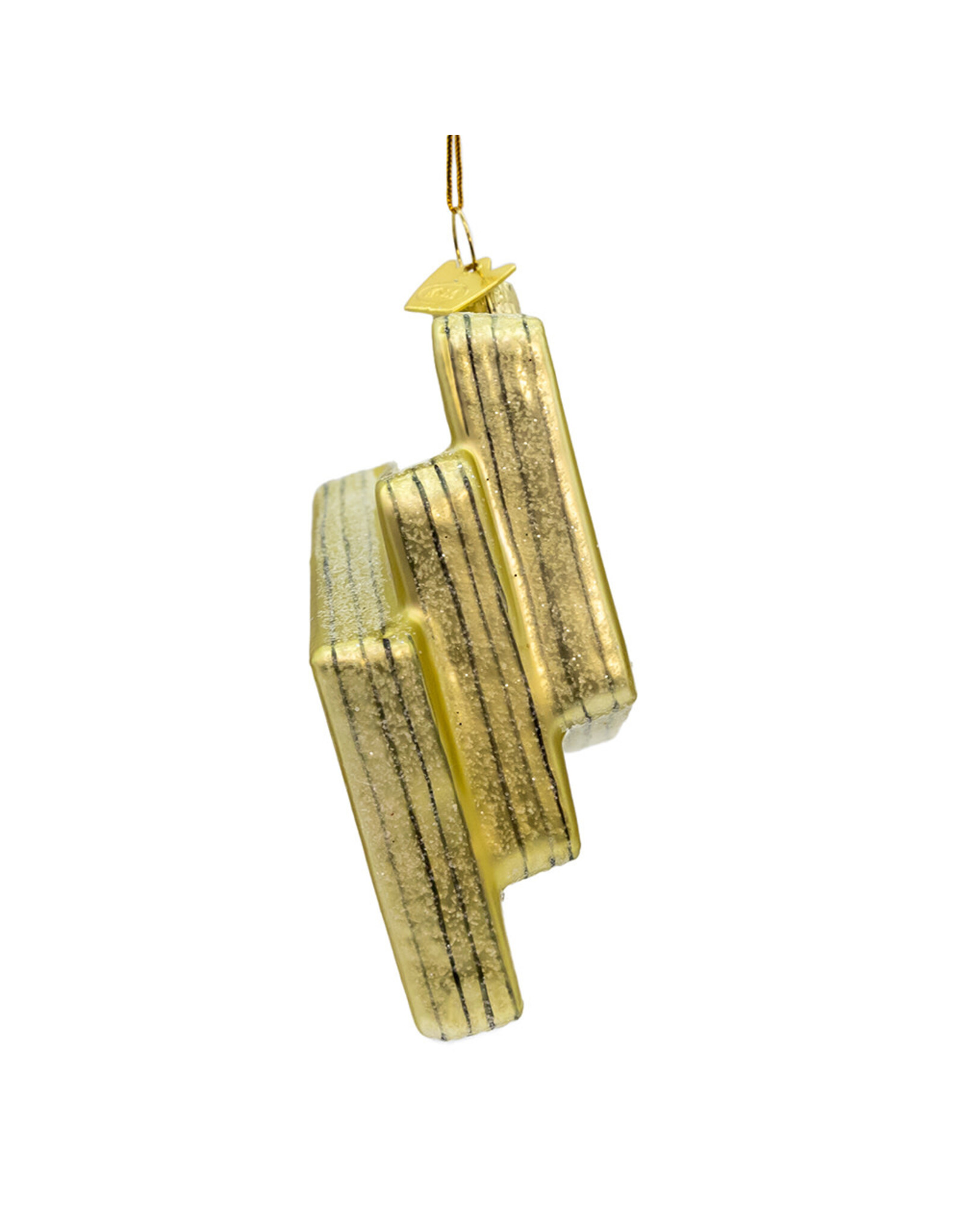 Kurt Adler Noble Gems Glass $100 Bill Ornament 5 Inch