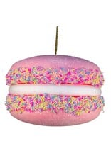 Kurt Adler Hot Pink Macaroon Ornament 7 x 4.5 Inch