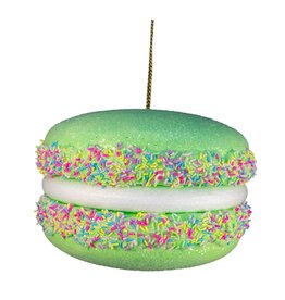 Kurt Adler Green Macaroon Ornament 7 x 4.5 Inch