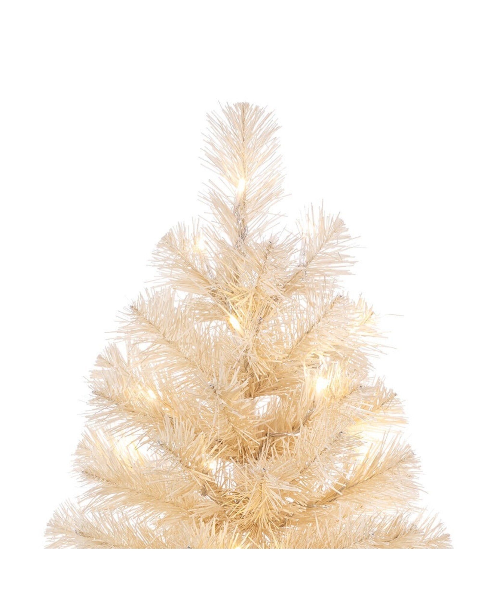 Kurt Adler 3FT Pre-Lit LED WW Twinkle Cream Colored Tree