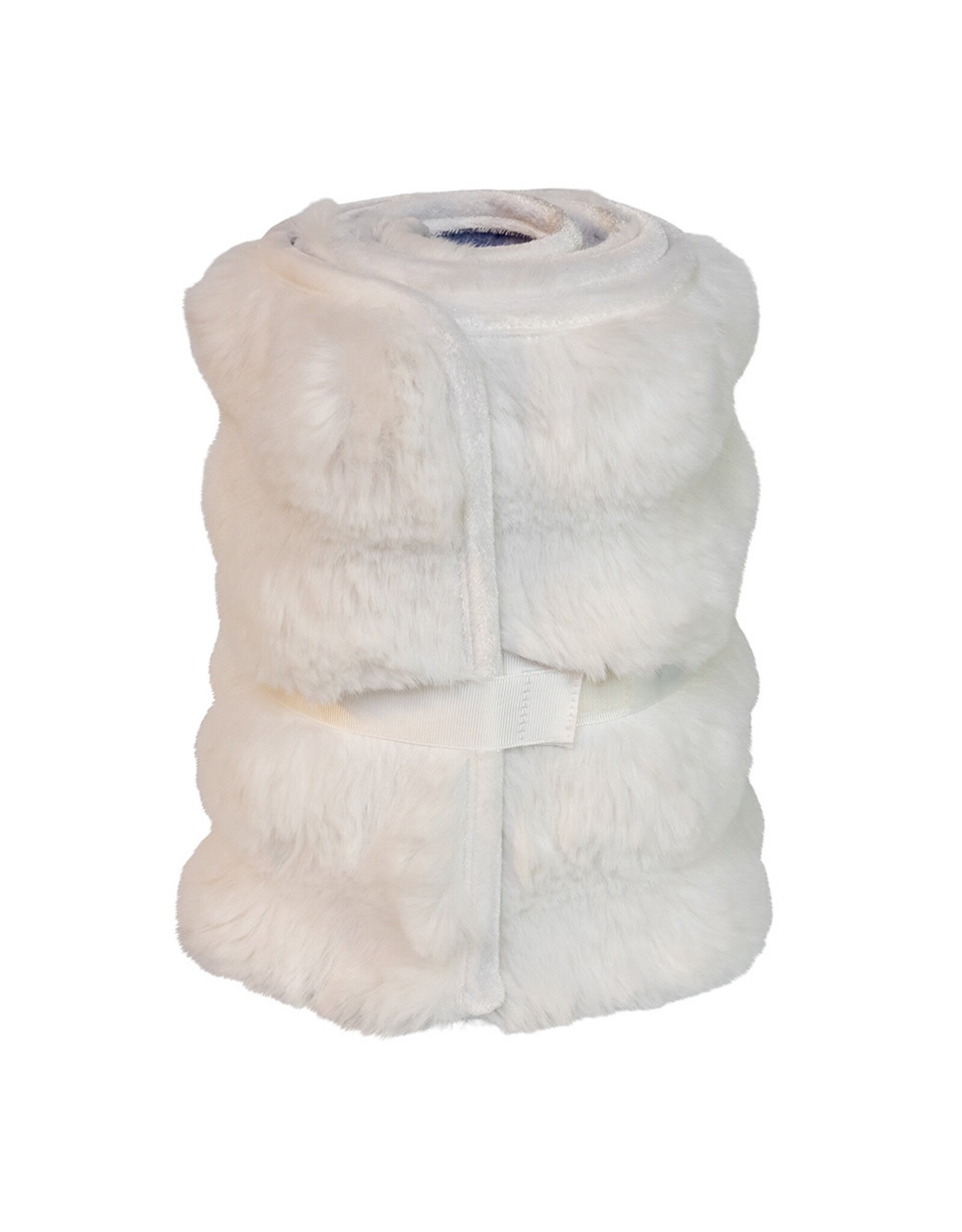 Kurt Adler Christmas Tree Collar 24 Inch White Fur Tree Collar