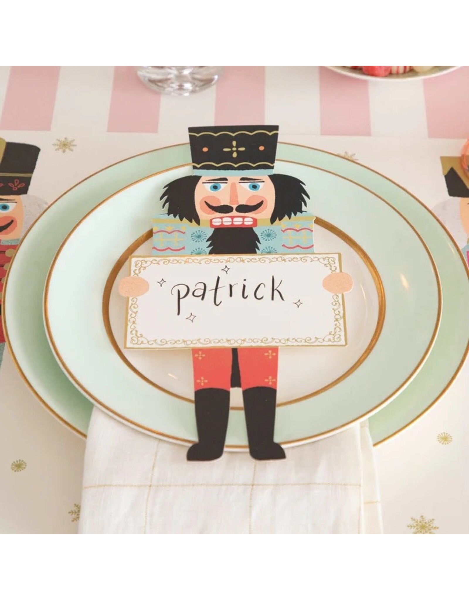 Hester & Cook Table Accent Place Cards Buffet Labels 12p Nutcracker