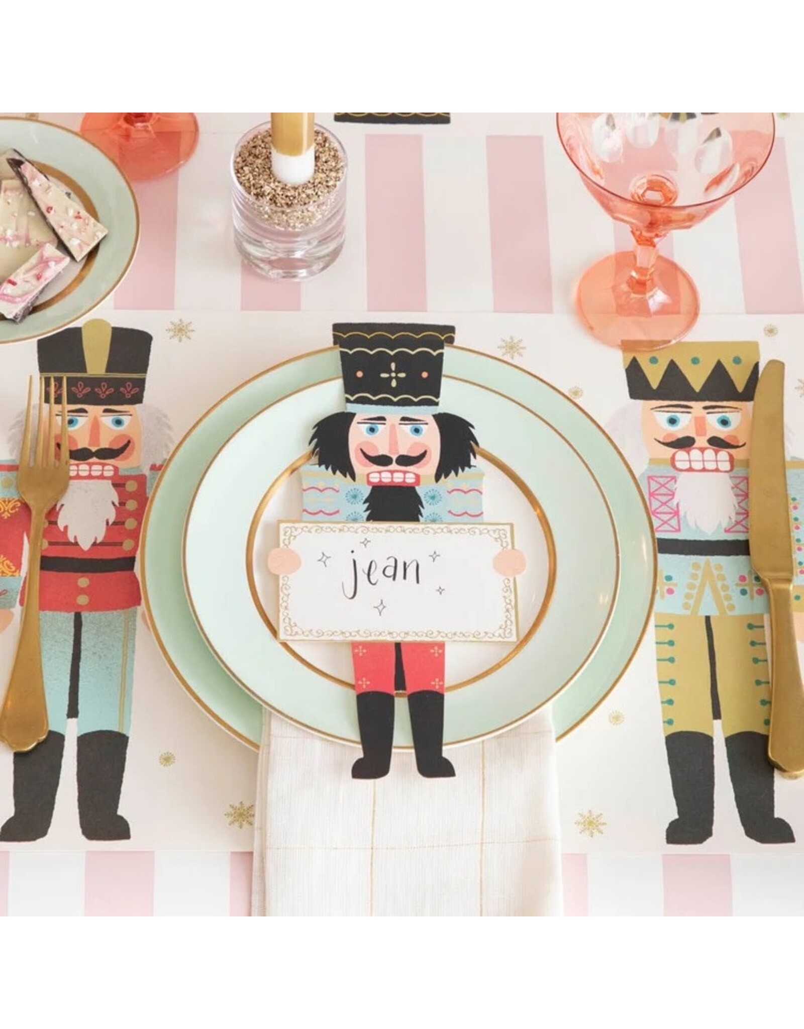 Hester & Cook Table Accent Place Cards Buffet Labels 12p Nutcracker