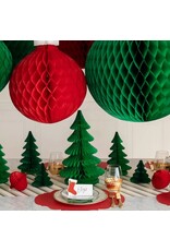 Hester & Cook Honeycomb Paper Decor Set 3 Honeycomb Christmas Trees SM