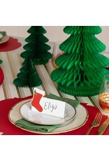 Hester & Cook Honeycomb Paper Decor Set 3 Honeycomb Christmas Trees SM