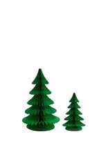 Hester & Cook Honeycomb Paper Decor Set Honeycomb Christmas Trees LG MD