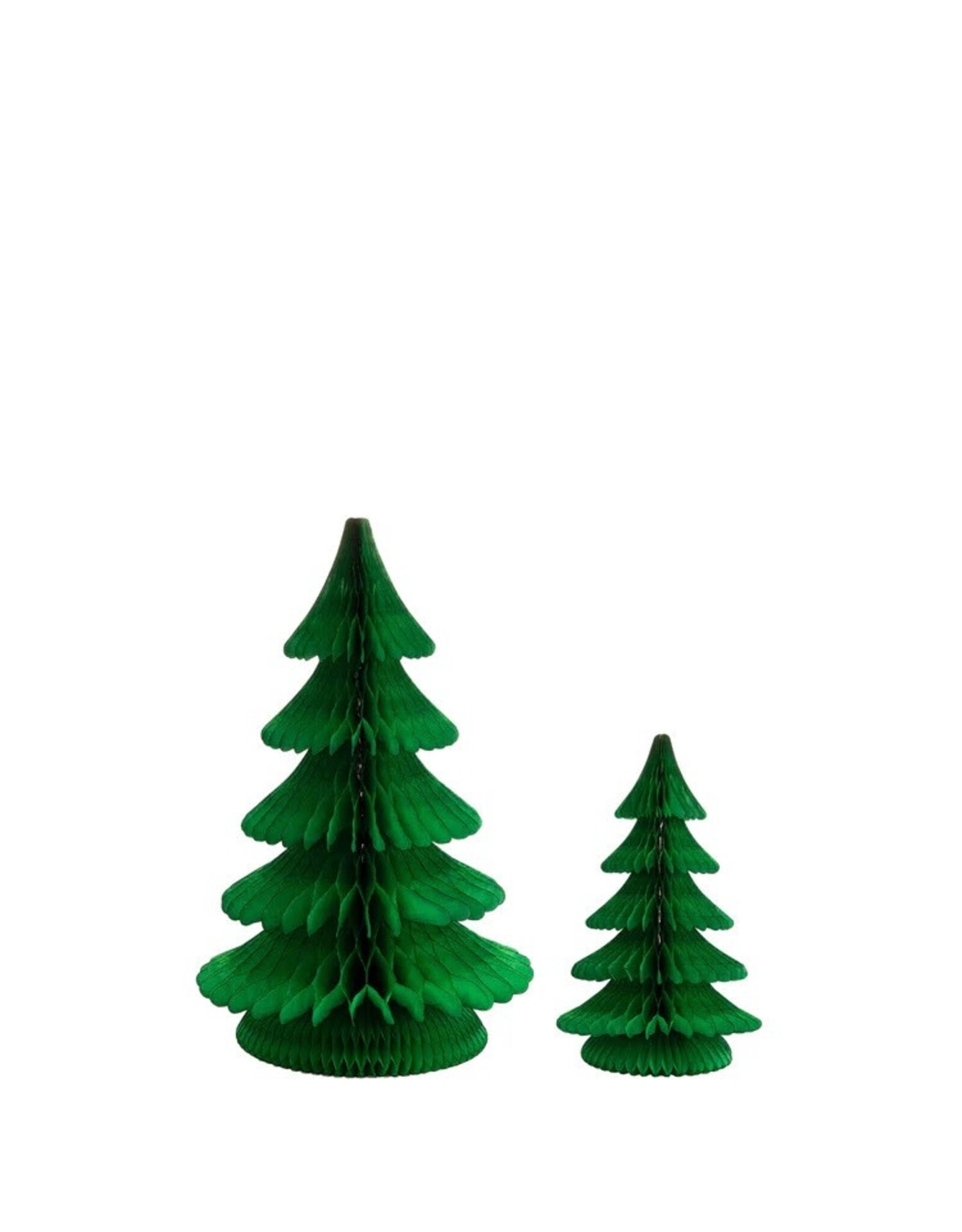 Hester & Cook Honeycomb Paper Decor Set Honeycomb Christmas Trees LG MD