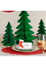 Hester & Cook Honeycomb Paper Decor Set Honeycomb Christmas Trees LG MD