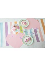 Hester & Cook Die-Cut Pink Heart Placemats 12pk