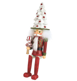 Kurt Adler Hollywood Tree Hat Nutcracker Shelf Sitter 17 Inch