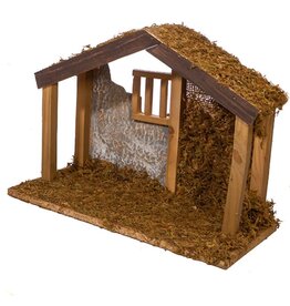 Kurt Adler Nativity Creche Stable Decor Medium