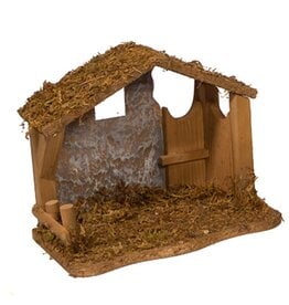 Kurt Adler Nativity Creche Stable Decor Small