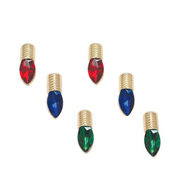 Periwinkle by Barlow Christmas Earrings | Christmas Bulbs