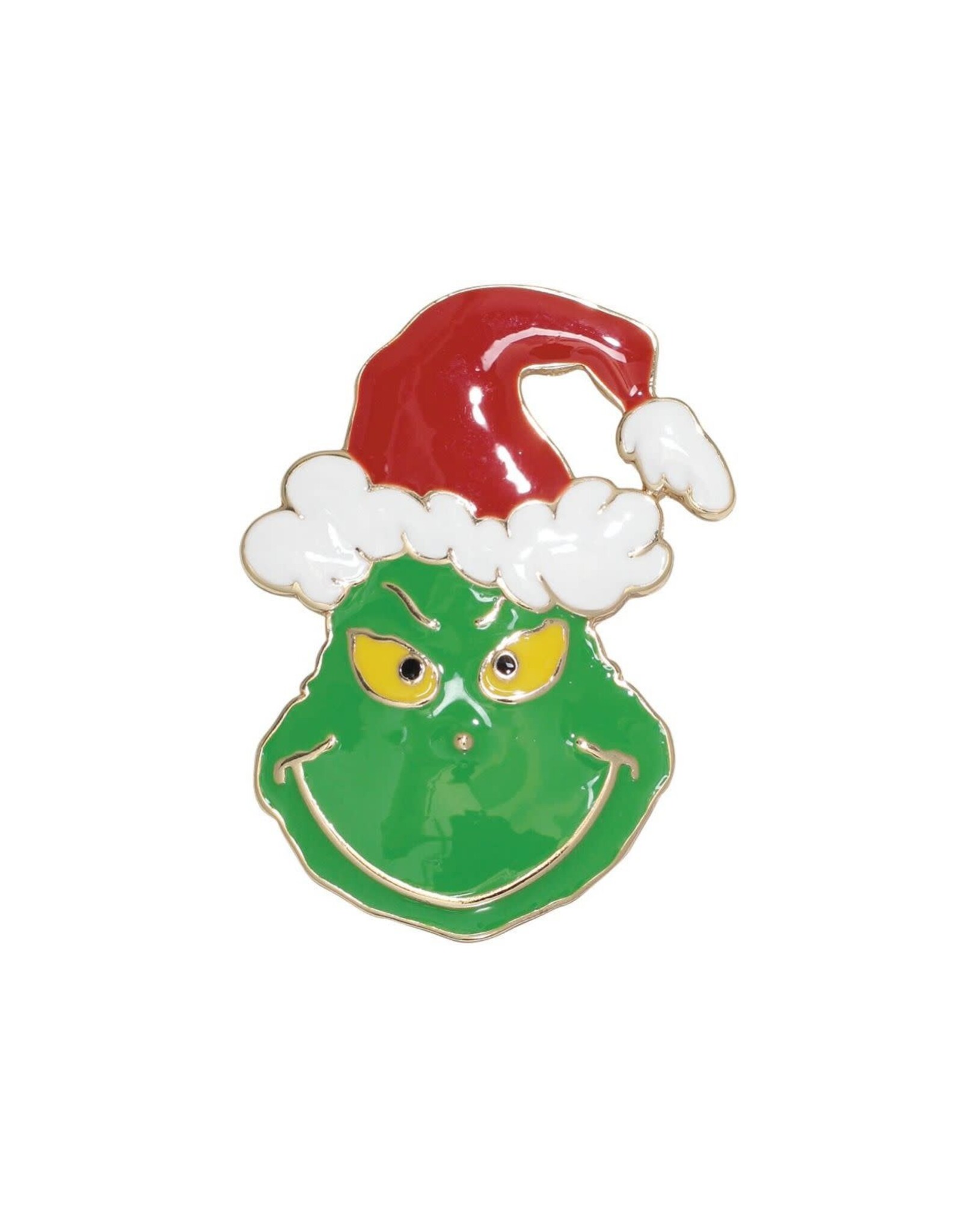 Periwinkle by Barlow Christmas Brooch Lapel Pin | Grinch You're a Mean One
